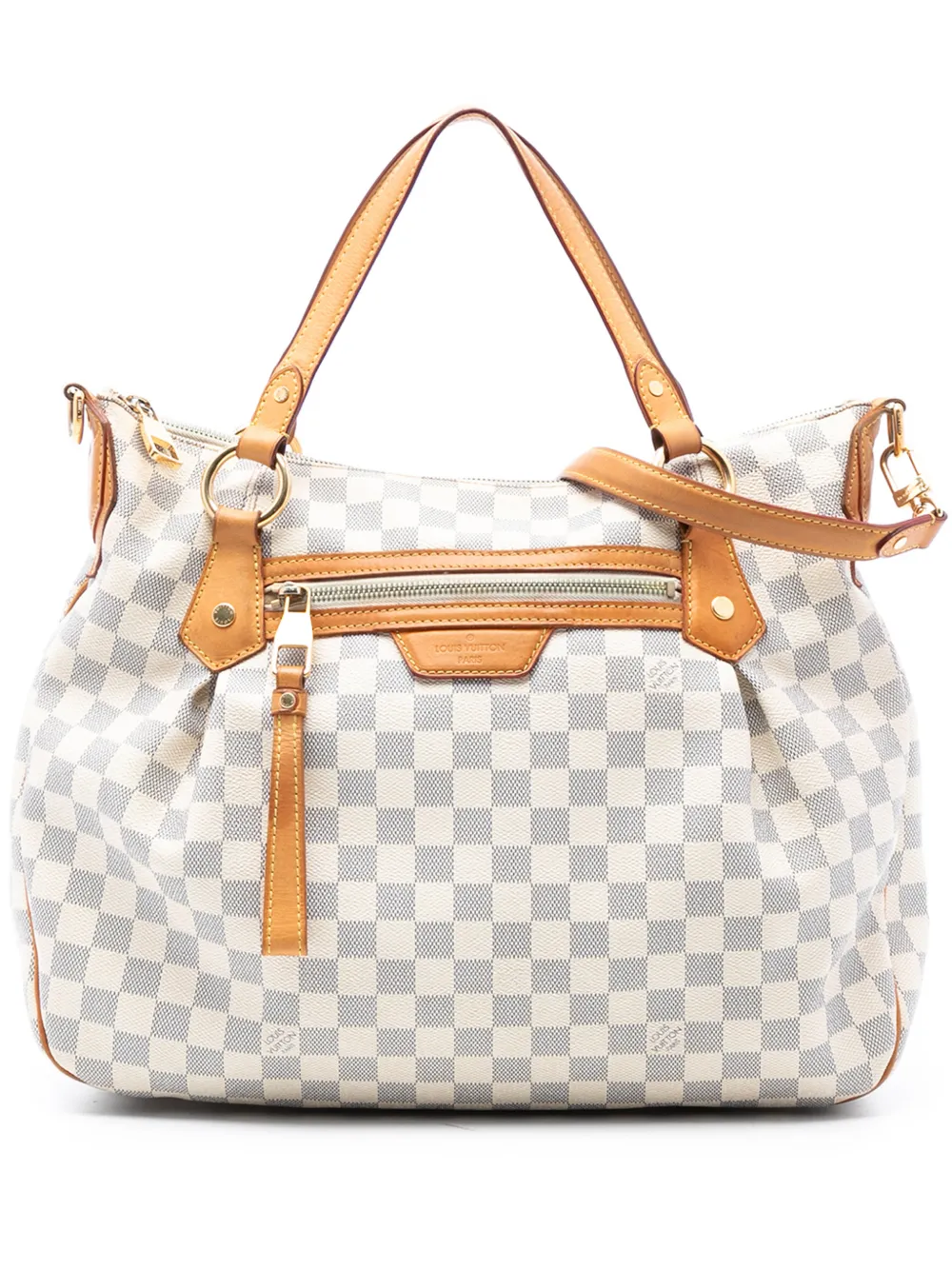 Louis Vuitton Pre-Owned 2010 Damier Azur Evora MM satchel - Bianco
