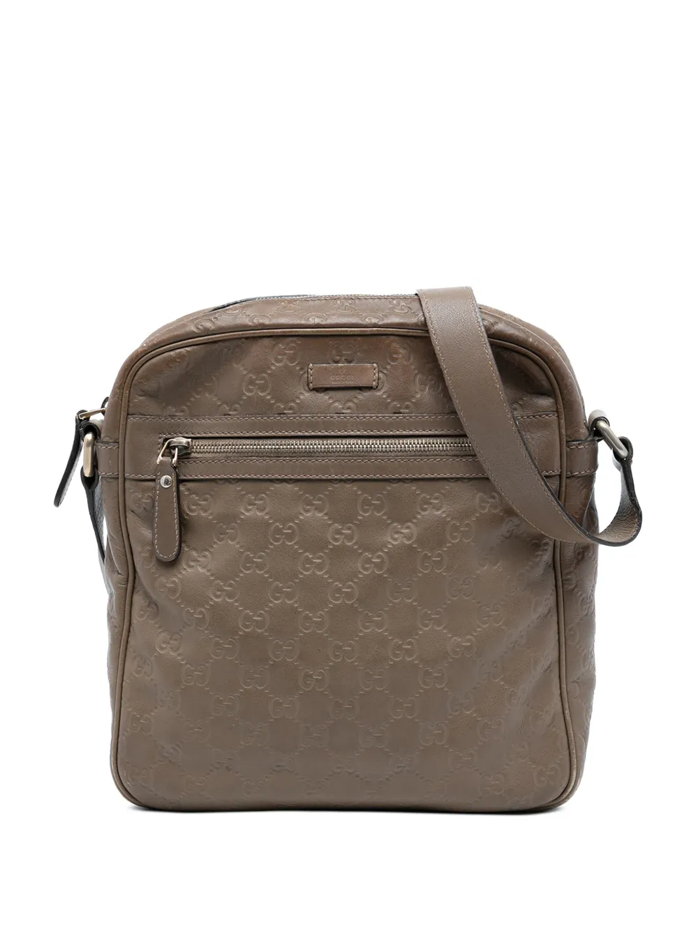 Gucci Pre-Owned 2016-2025 Guccissima crossbody bag - Marrone