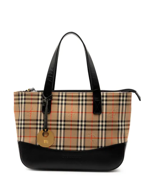 Burberry Pre-Owned 2000-2017 Haymarket Check Canvas tote bag