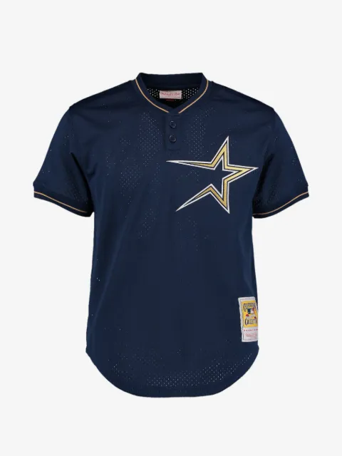 Mitchell & Ness 1997 Houston Astros star-print short-sleeve polo shirt