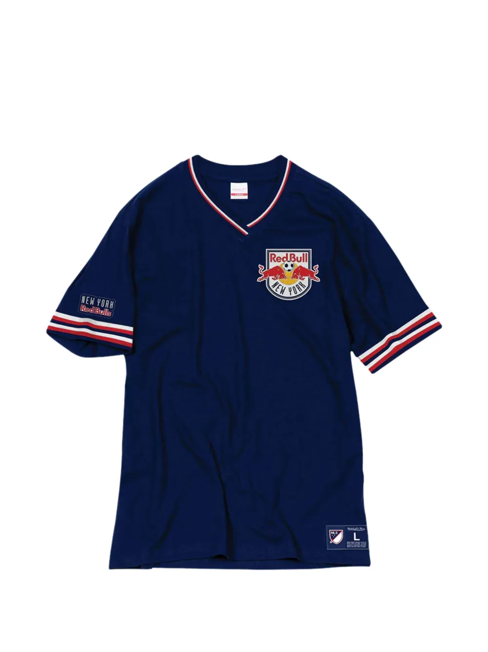 Mitchell & Ness T-shirt MLS Overtime Win con scollo a V - Blu