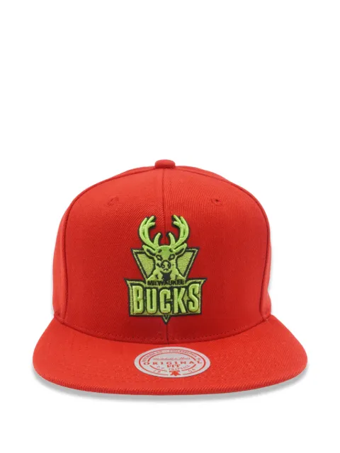 Mitchell & Ness Milwaukee Bucks NBA Hardwood Classics Reverse Candy Apple snapback cap