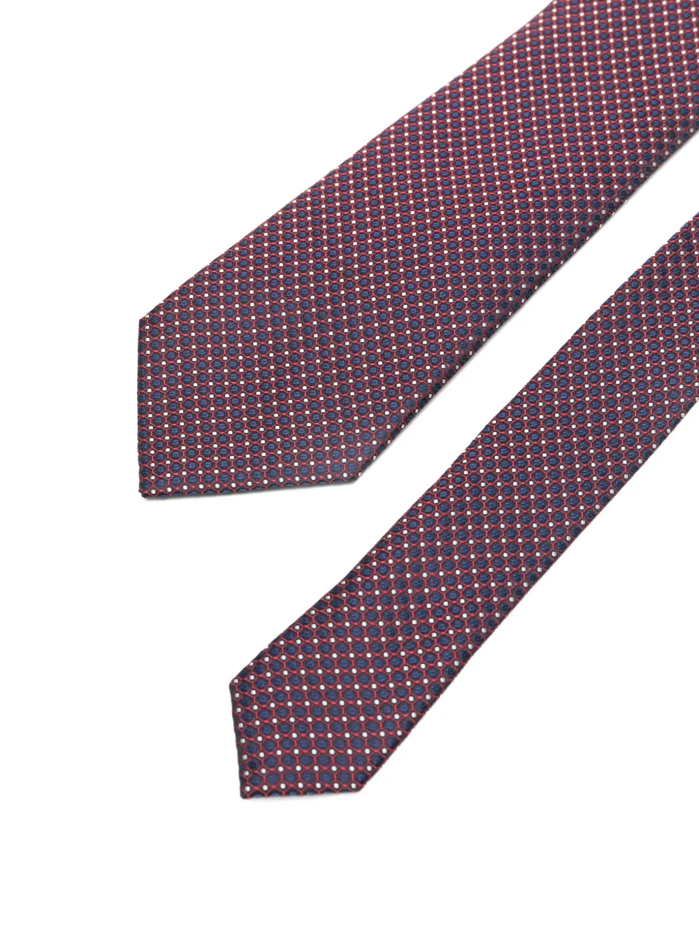  Canali Dotted Tie - Blue 