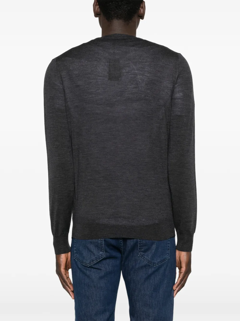 Canali Vest met V-hals Grijs