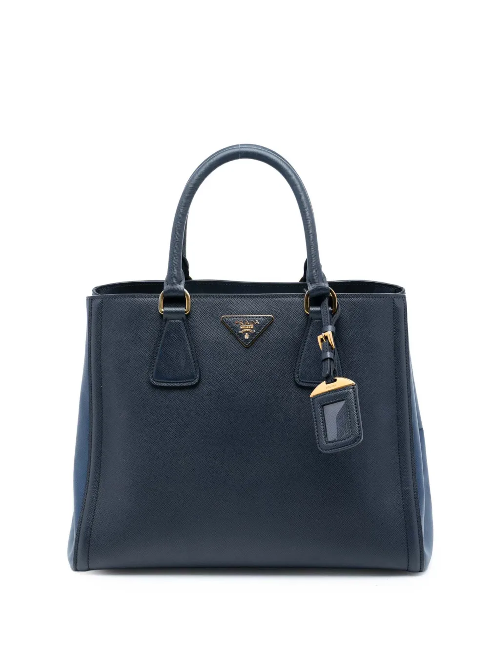 Prada Pre-Owned 2013-2025 Bicolor Saffiano Lux tote bag - Blu