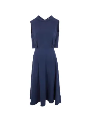 knee length dresses for ladies Long linen dress – ASPESI