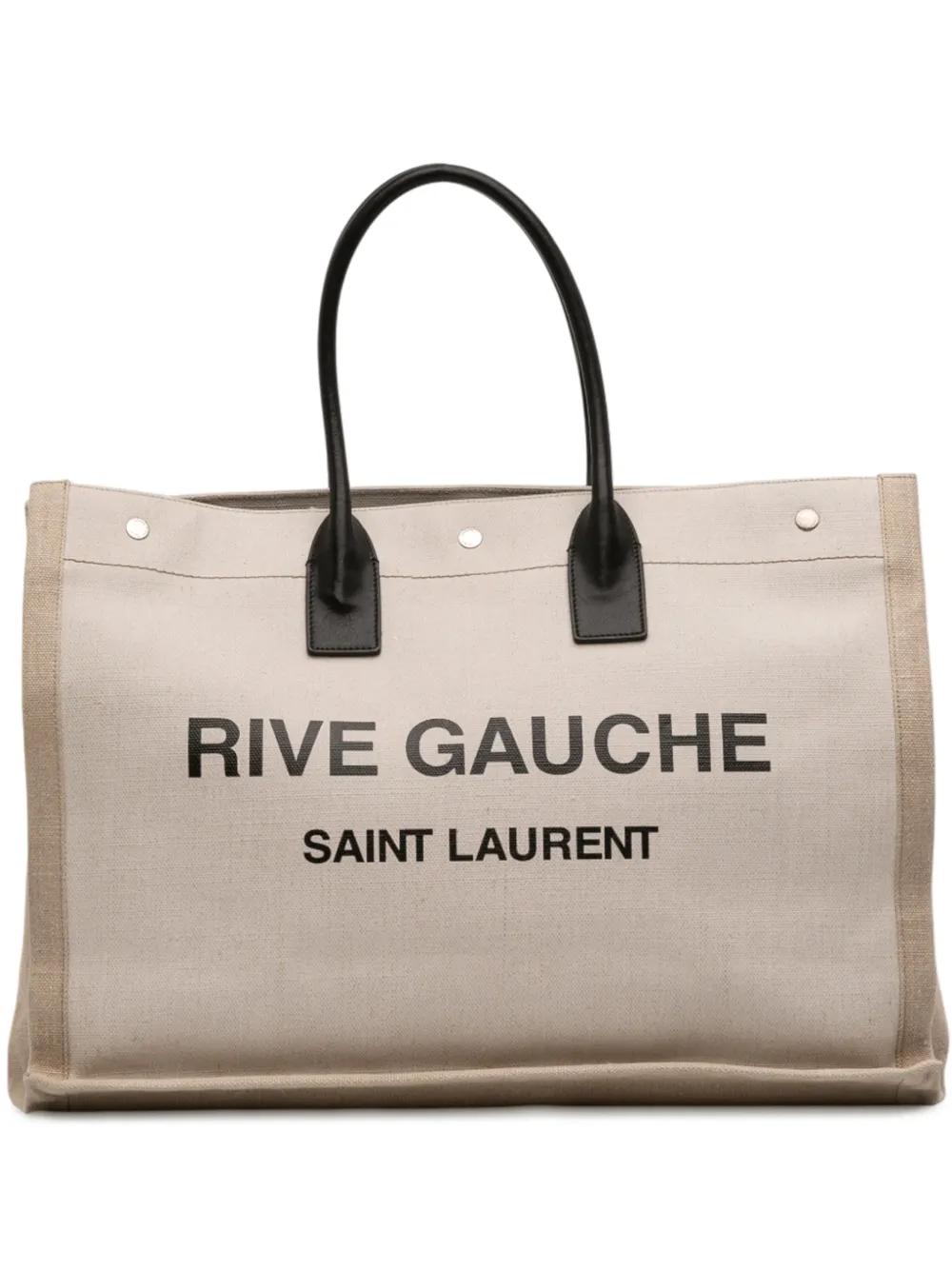 Saint Laurent Pre-Owned 2021 Canvas Rive Gauche tote bag | Brown | Image 1