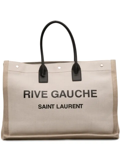 Saint Laurent Pre-Owned 2021 Canvas Rive Gauche tote bag