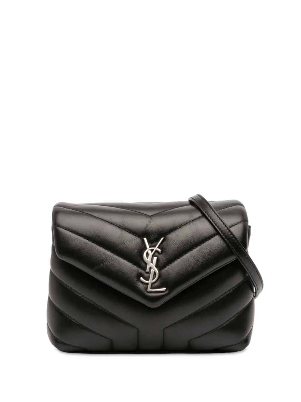 Saint Laurent Pre-Owned 2022 Toy Leather Monogram LouLou crossbody bag | Black | Image 1