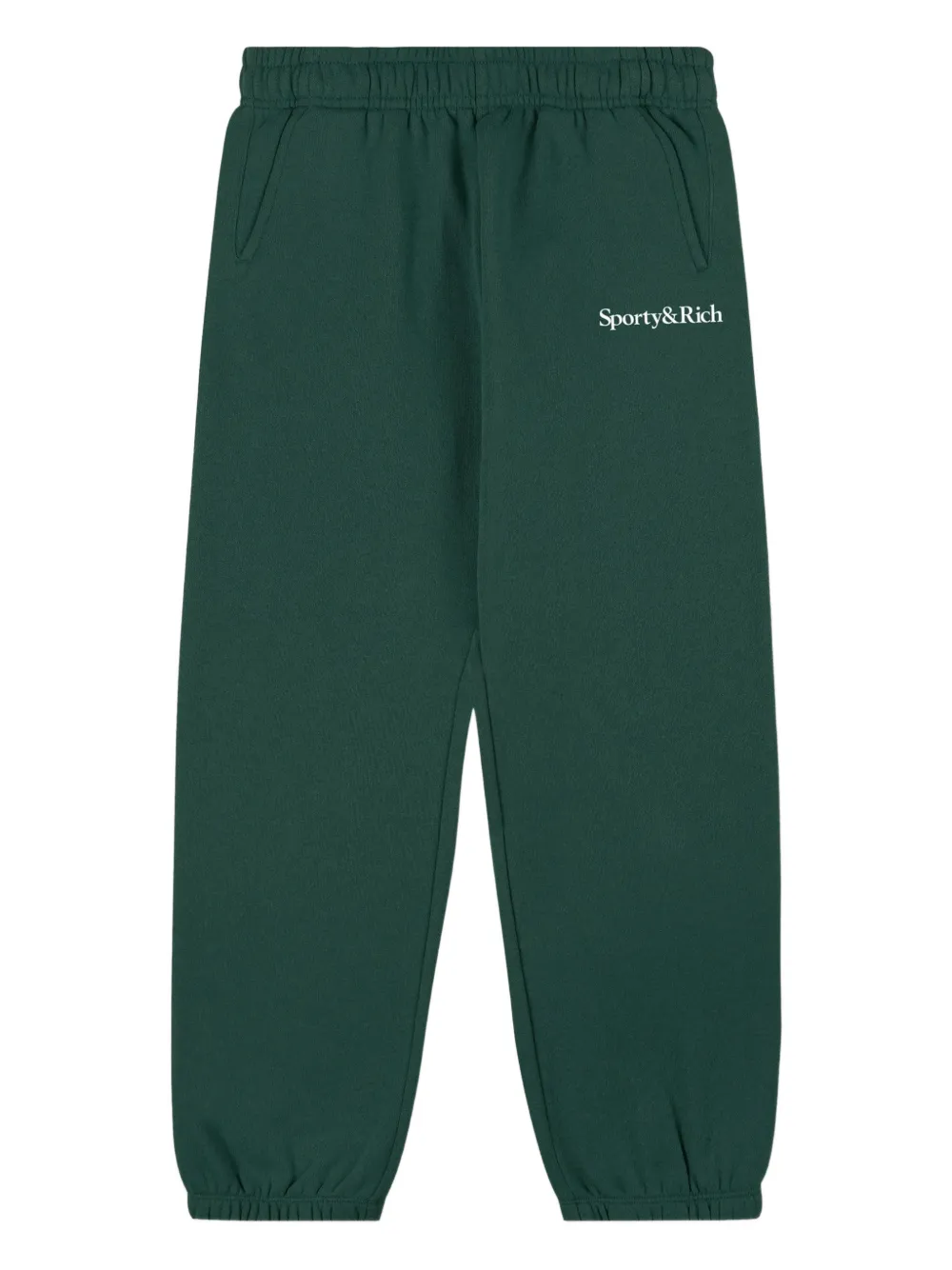 SPORTY & RICH KIDS logo track pants - Verde