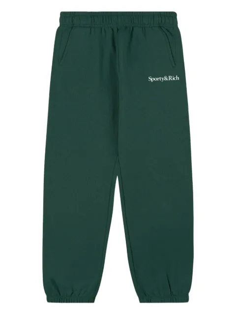SPORTY & RICH KIDS logo track pants