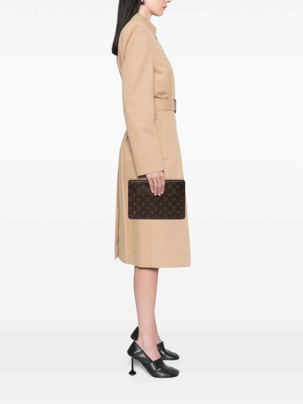 Louis Vuitton Pre-Owned 2001 Monogram Pochette Homme clutch bag | Pre-Owned | Image 2