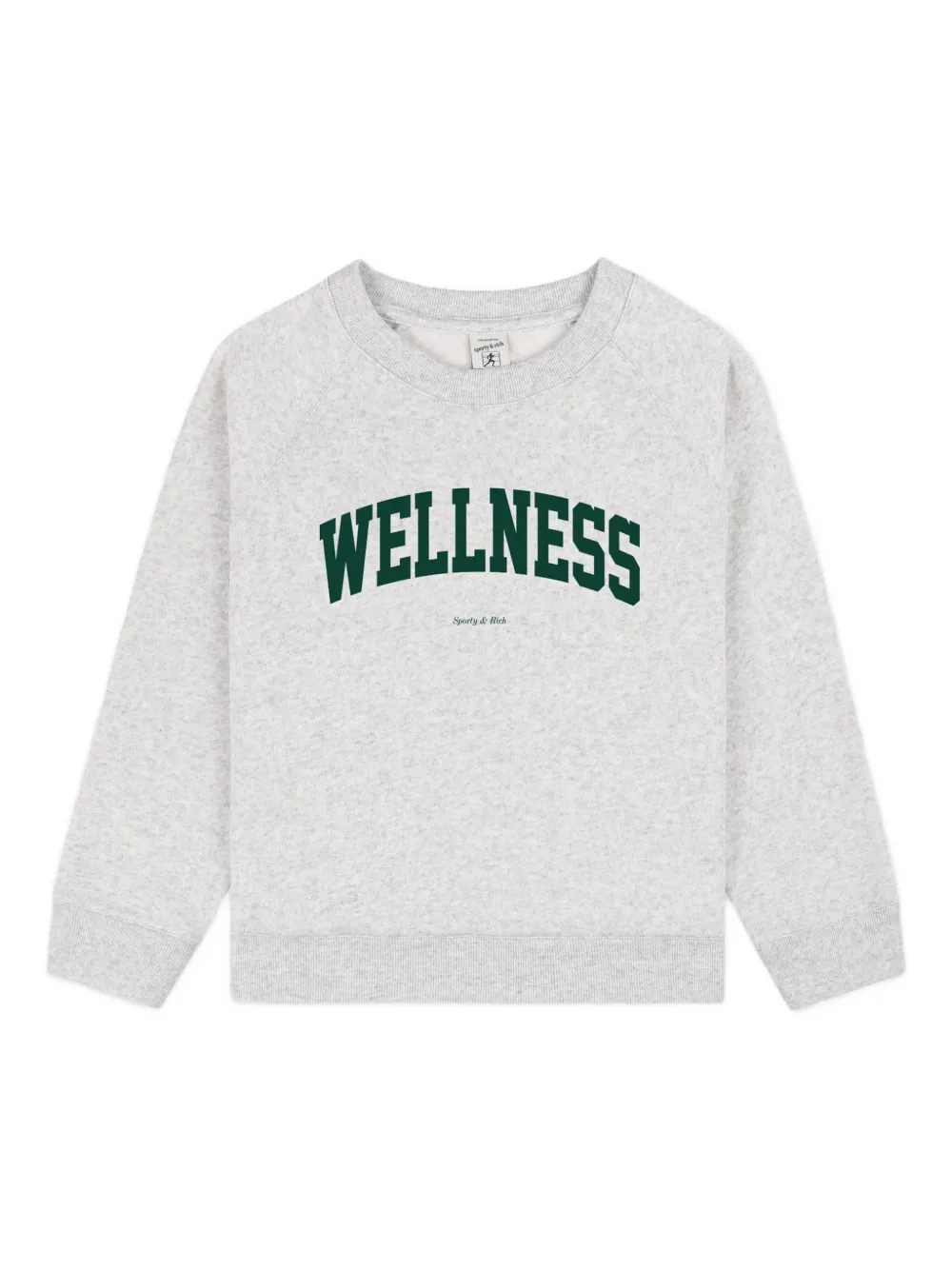 SPORTY & RICH KIDS crew-neck sweatshirt - Grau