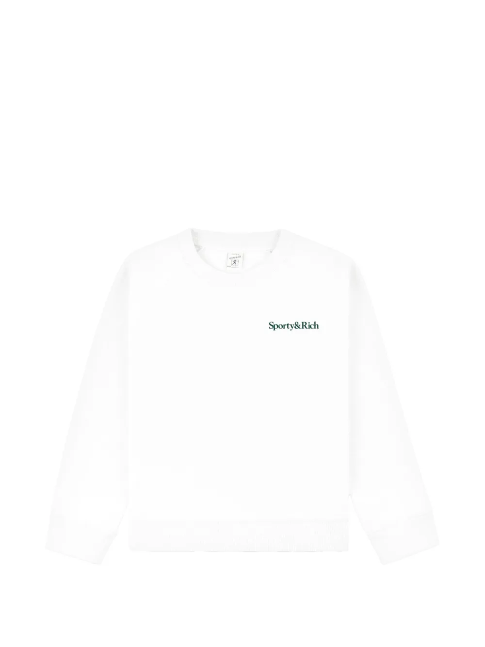 SPORTY & RICH KIDS logo sweatshirt - Bianco