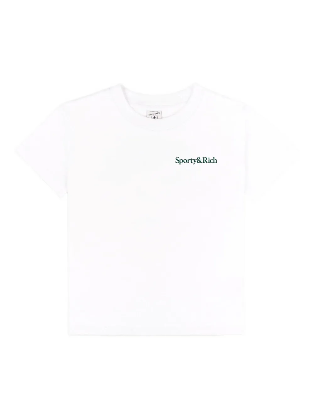 SPORTY & RICH KIDS print T-shirt - Bianco