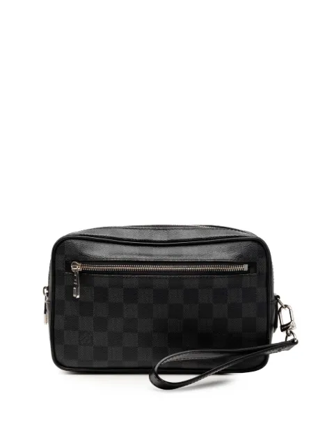 Louis Vuitton Pre-Owned شنطة كلاتش 'دامييه غرافيت كاساي' 2021