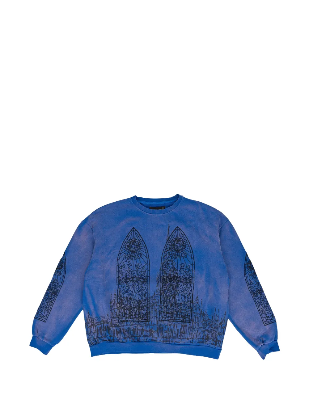 Who Decides War graphic-print sweatshirt - Blau