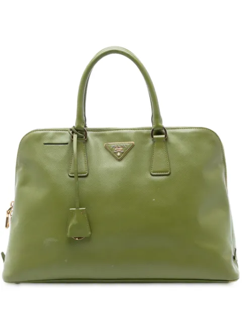 Prada Pre-Owned 2010-2025 Large Saffiano Lux Promenade satchel