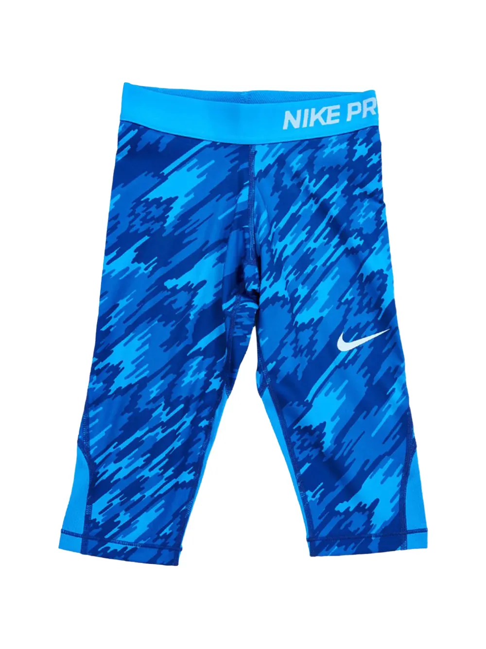 Nike Kids Pro Cool printed capri leggings - Blu