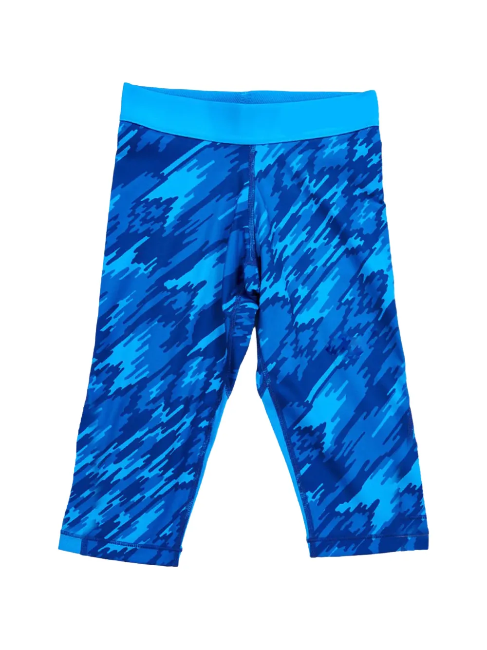  Nike Kids Pro Cool Printed Capri Leggings - Blue 