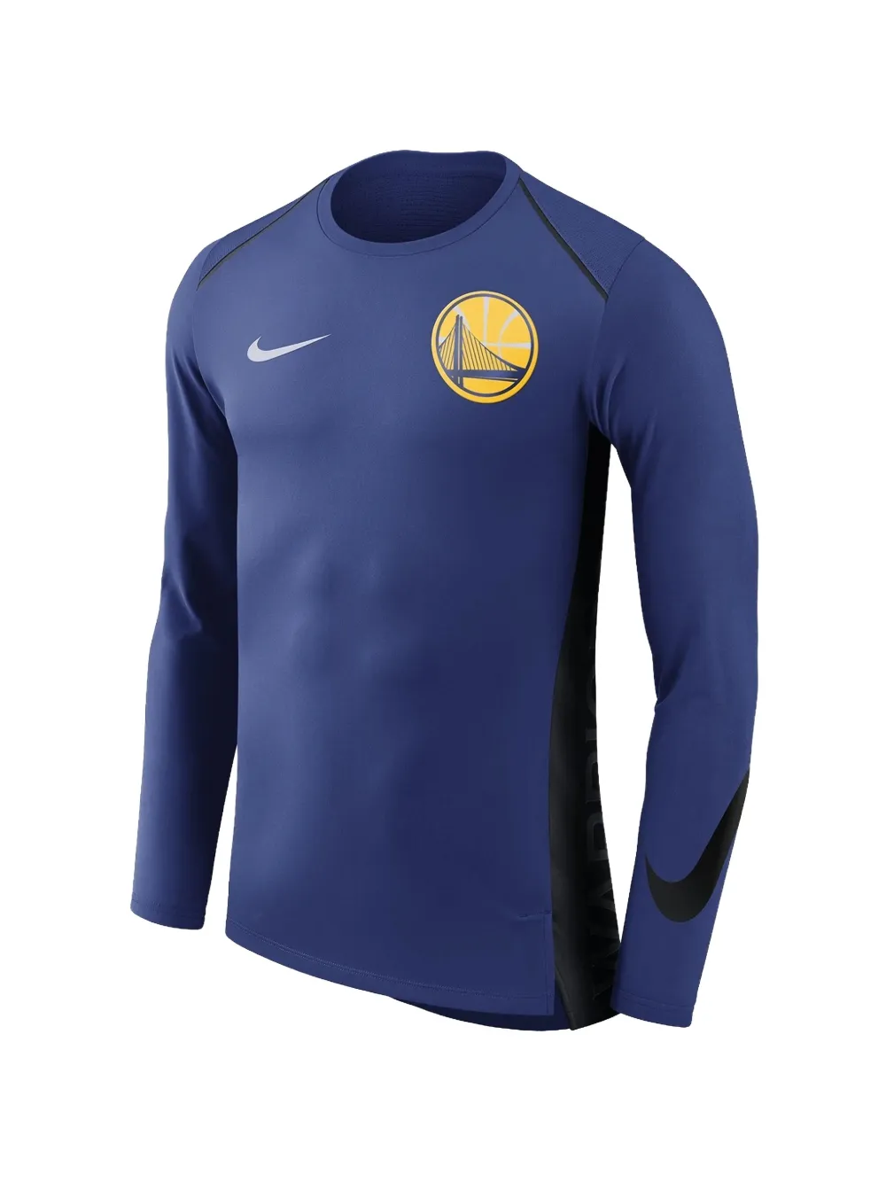 Nike x NBA T-shirt a maniche lunghe Hyper Elite Shooter Golden State Warriors - Blu