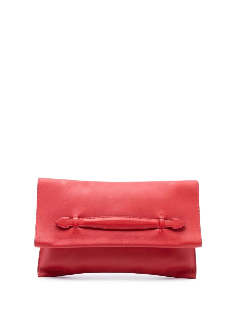 Hermès Pre-Owned 2016 Evercolor Pliplat clutch bag - Red