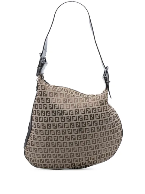 Fendi Pre-Owned sac porté épaule Oyster en toile à motif Zucchino (2010-2025)