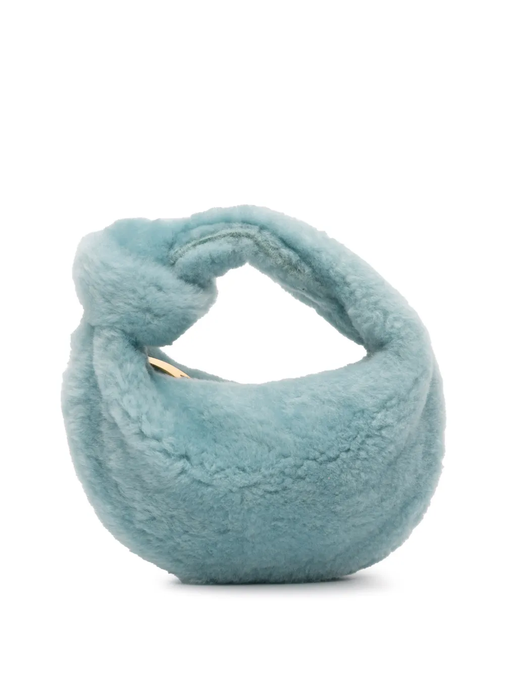 Bottega Veneta Pre-Owned 2012-2025 Mini Shearling Jodie hobo bag - Blu