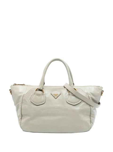 Prada Pre-Owned 2000-2025 Vitello Shine satchel