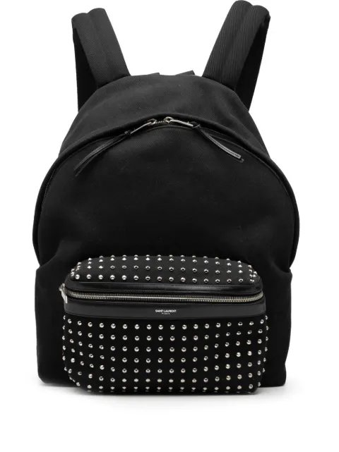 Saint Laurent Pre-Owned 2016 Studded Canvas City backpack