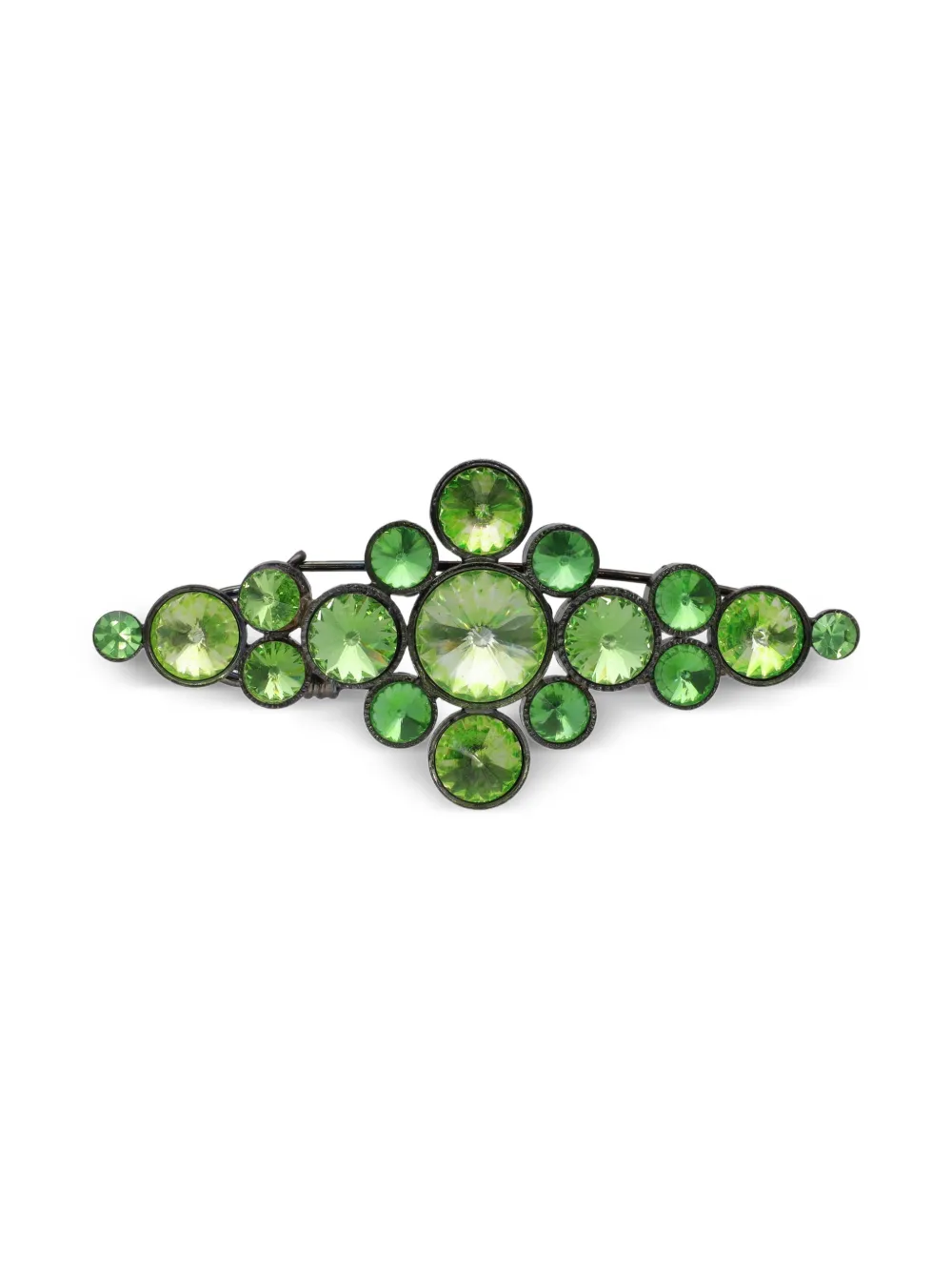 M Missoni Vintage adorned gemstone brooch - Argento