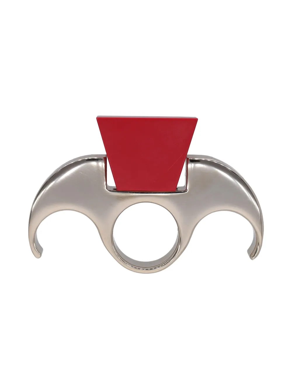 Etro Vintage triple-finger sculptured ring - Argento