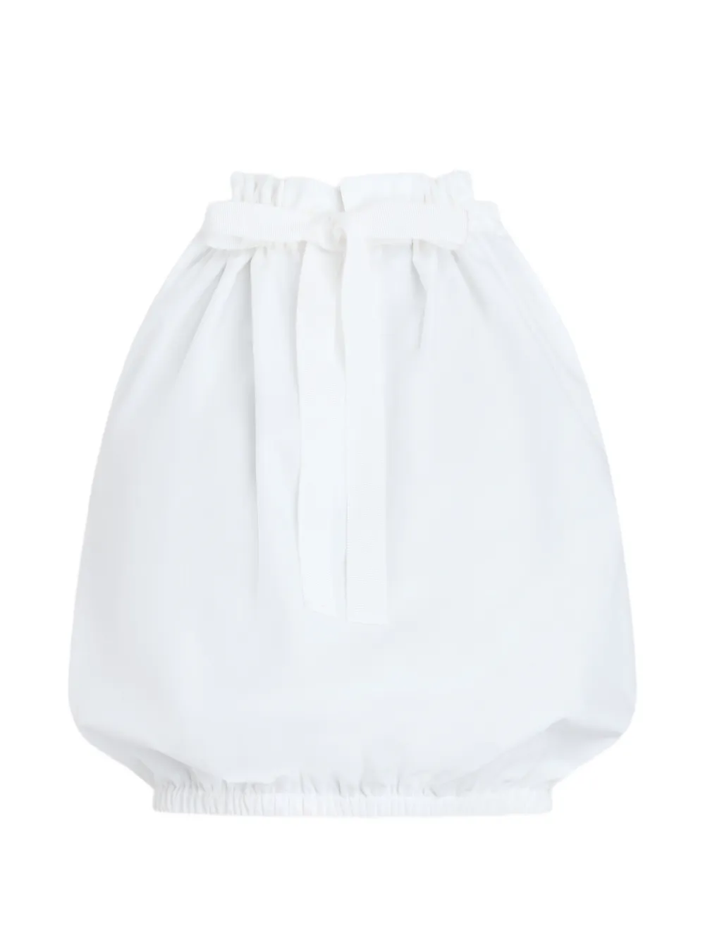 Patou Top con ruches - Bianco