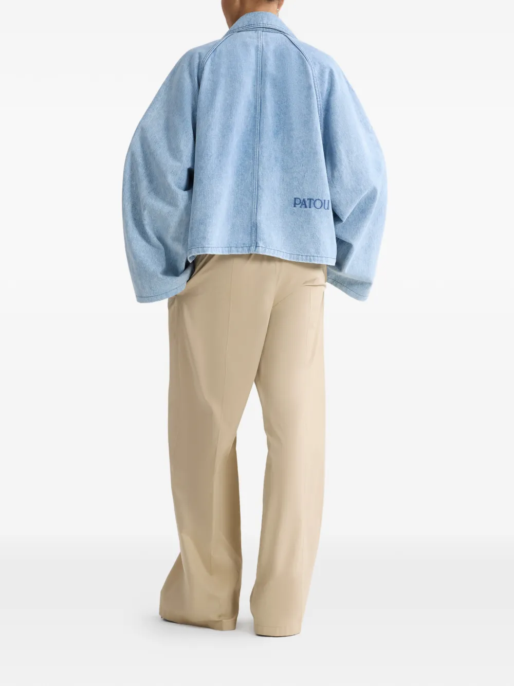 Patou Cropped jack Blauw