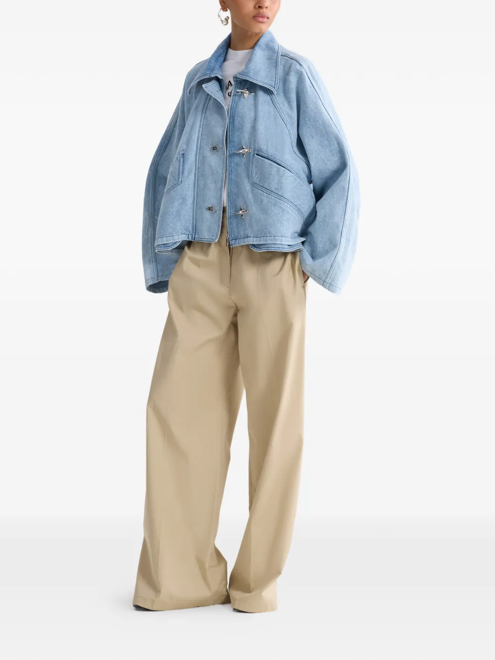Patou Cropped jack Blauw