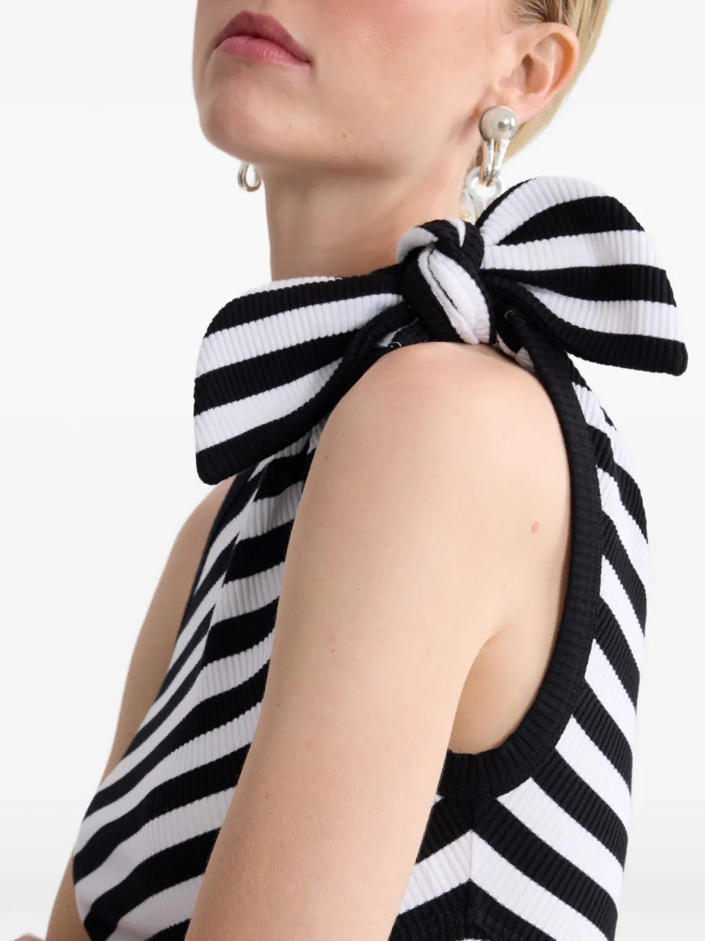 Patou Asymmetrische mini-jurk Zwart