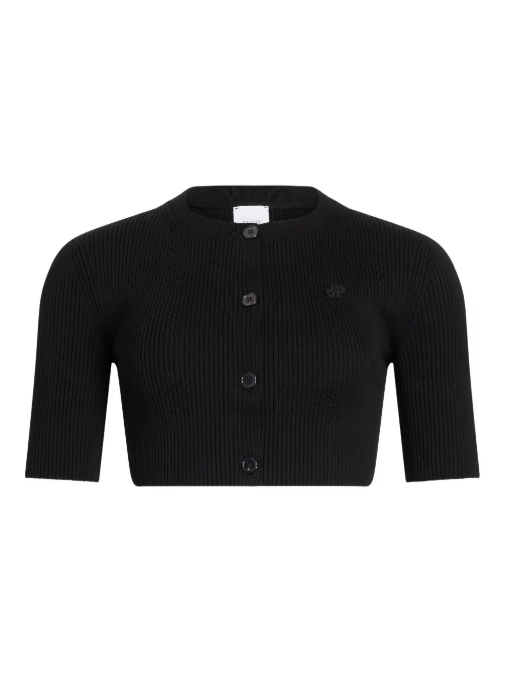 Patou Cardigan crop - Nero