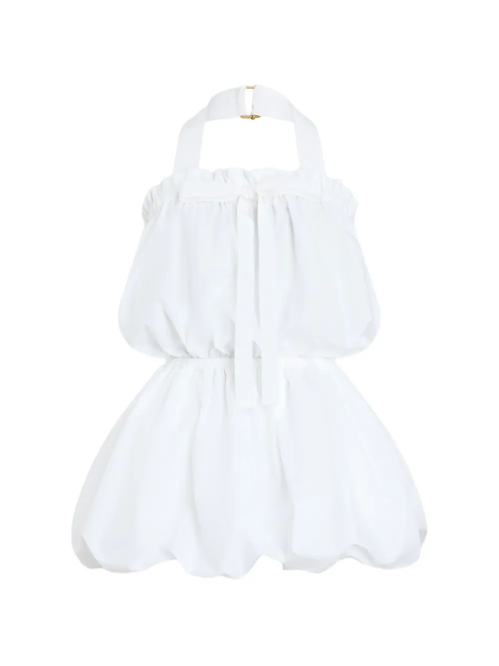 Patou Abito corto con scollo all'americana - Bianco