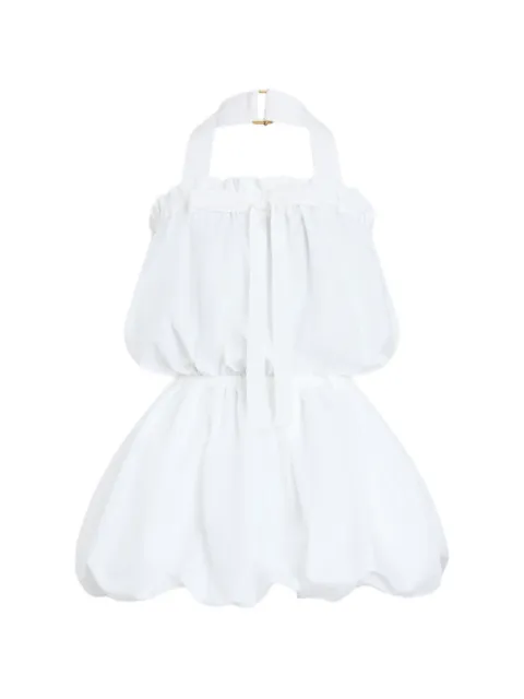Patou halterneck bloomer mini dress