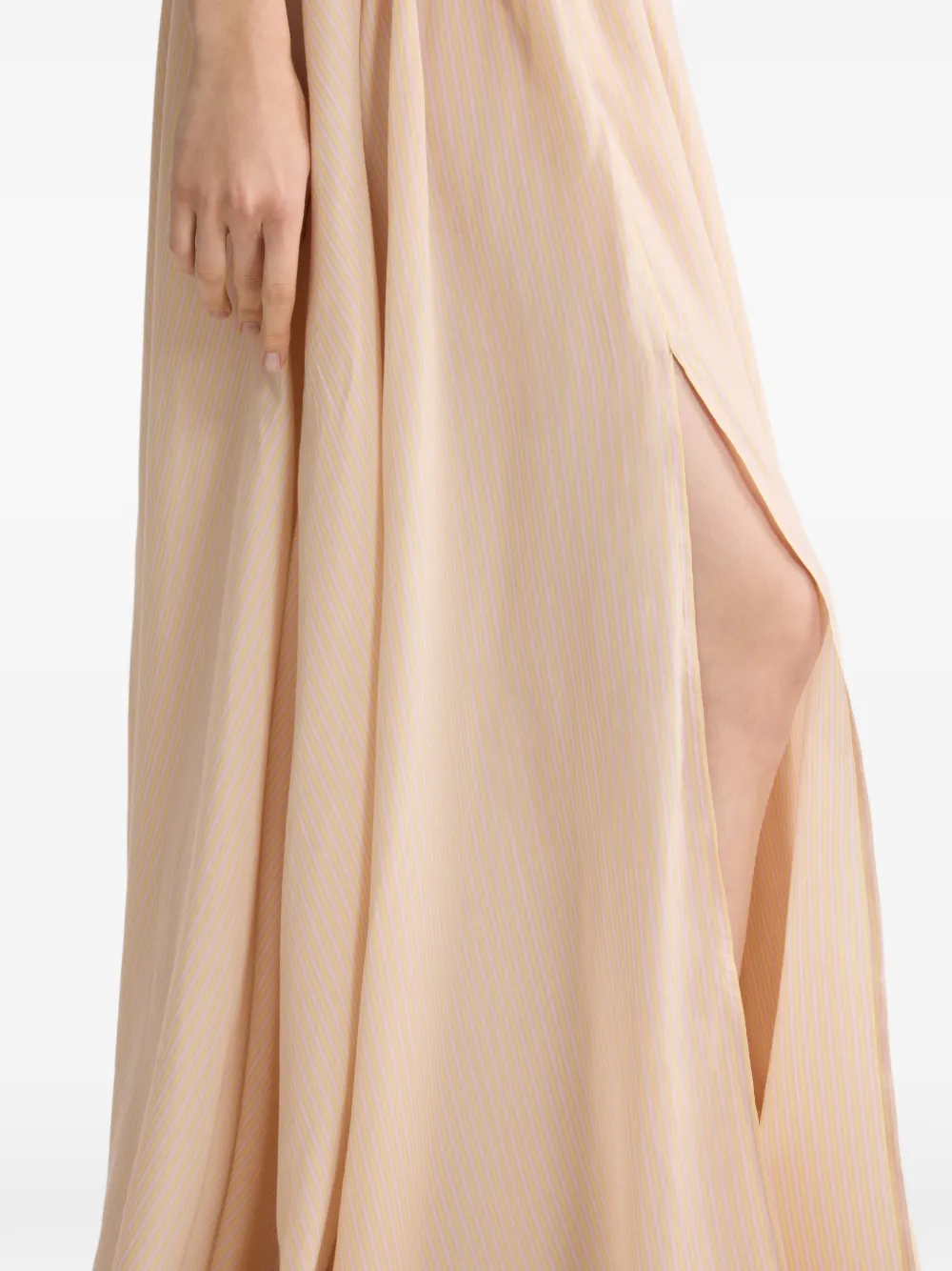 Patou Maxi-rok met lint Beige
