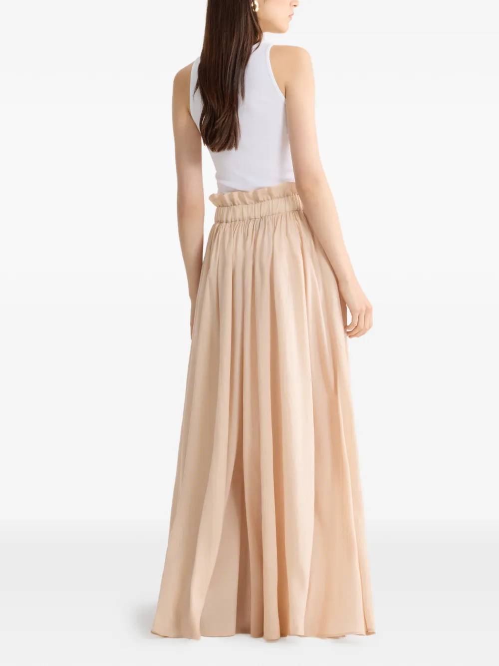  Patou Ribbon Maxi Skirt - Neutrals 