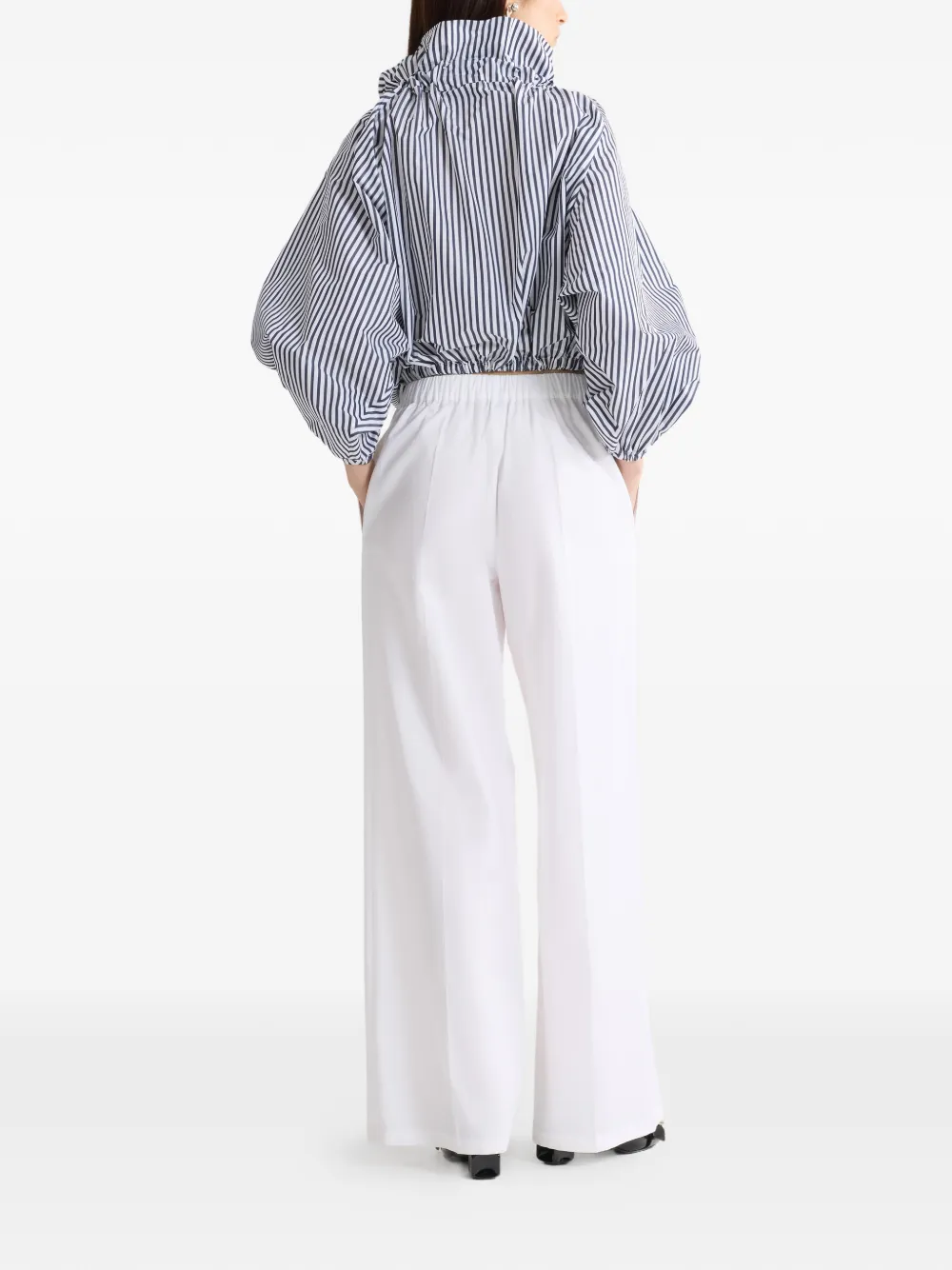 Patou Broek met elastische taille Wit