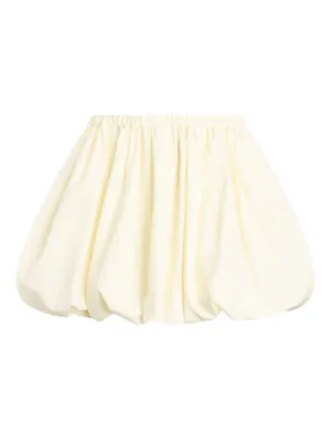 Patou Bubble Mini Skirt | White | FARFETCH CA