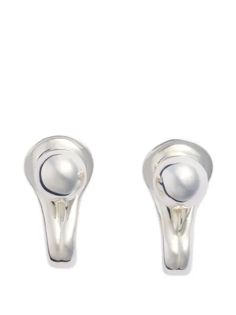 Patou asymmetric stud earrings