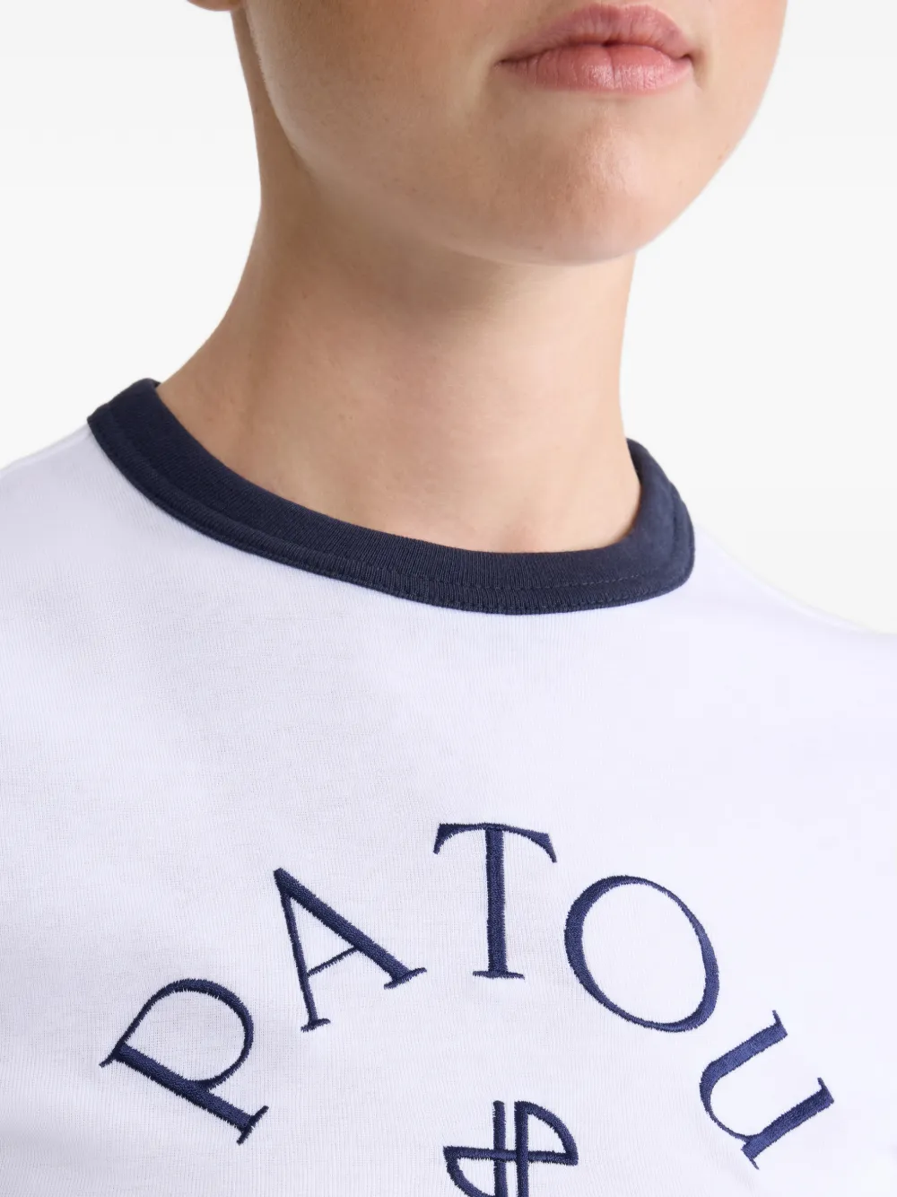 Patou T-shirt met logo Wit