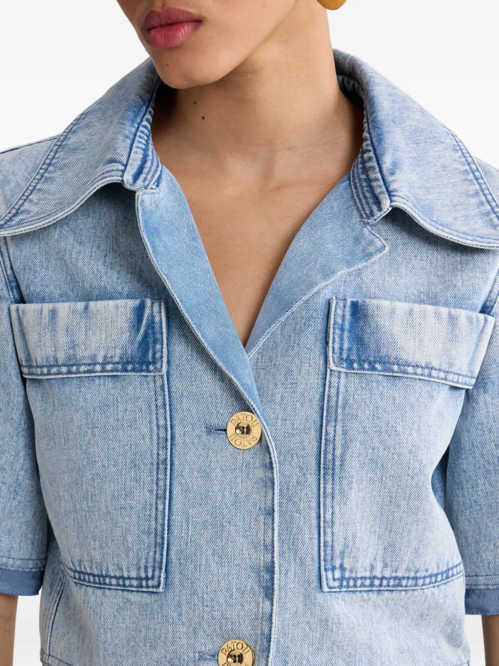 Patou Cropped jack Blauw