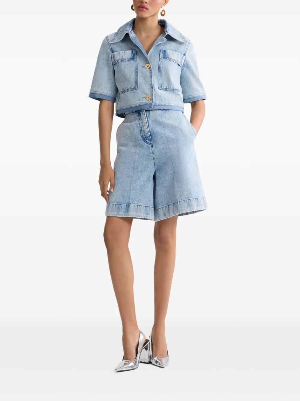 Patou Cropped jack Blauw