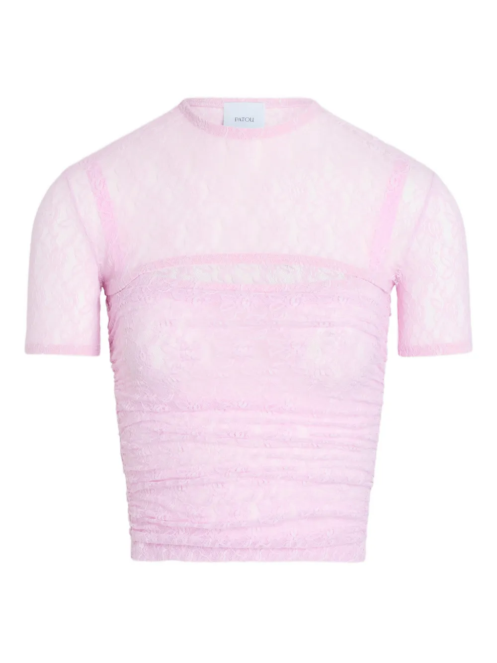 Patou T-shirt in pizzo - Rosa