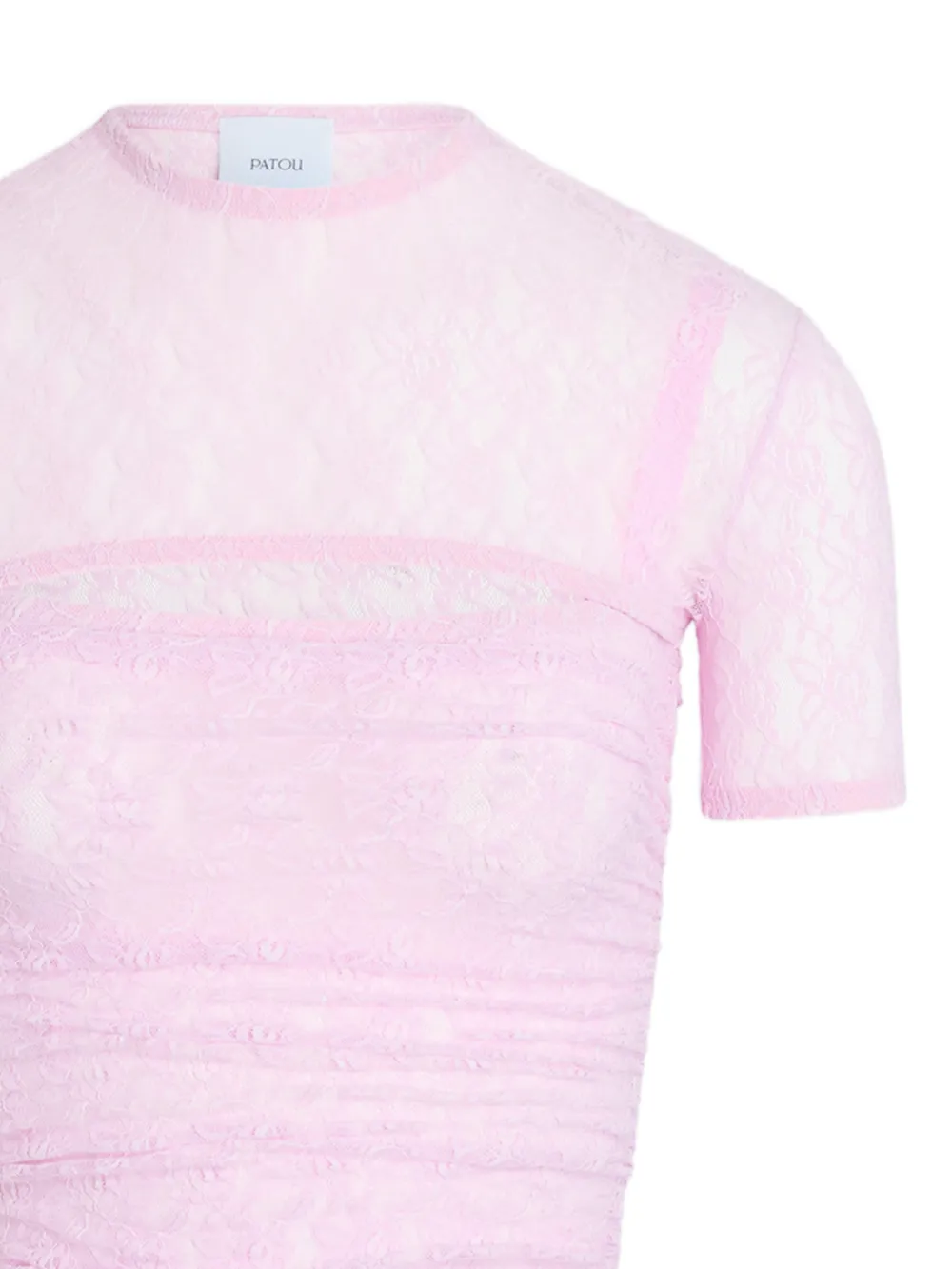 Patou T-shirt met kant Roze