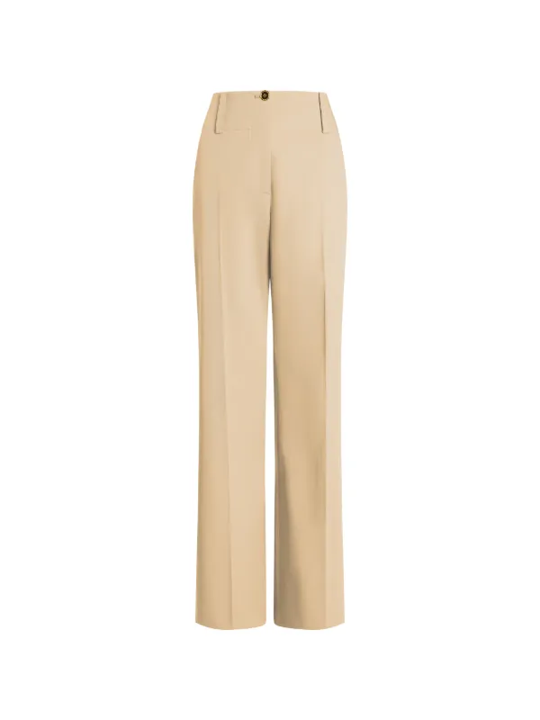 Patou Belt-loops Trousers in Neutrals